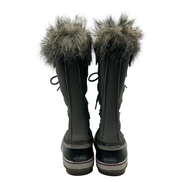 Sorel Joan of Arctic Women’s Size 7 Waterproof Tall Lace-up Snow Boots in Gray - Picture 4 of 5